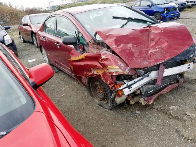 2HGFA15346H006406 - 2006 HONDA CIVIC DX RED photo 1