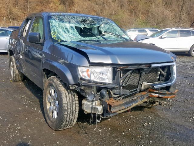 5FPYK1F44CB453628 - 2012 HONDA RIDGELINE GRAY photo 1