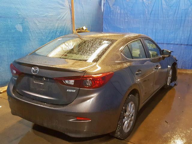 JM1BM1V76E1134909 - 2014 MAZDA 3 TOURING GRAY photo 4