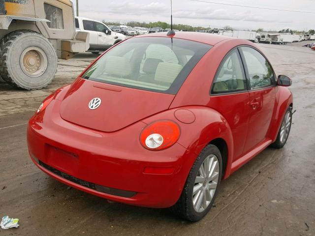 3VWRW31C88M516743 - 2008 VOLKSWAGEN NEW BEETLE წითელი ფოტო 4