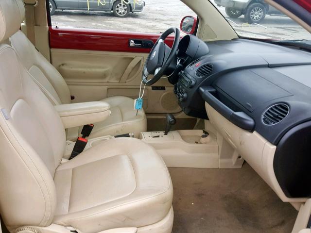 3VWRW31C88M516743 - 2008 VOLKSWAGEN NEW BEETLE წითელი ფოტო 5