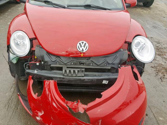 3VWRW31C88M516743 - 2008 VOLKSWAGEN NEW BEETLE წითელი ფოტო 7