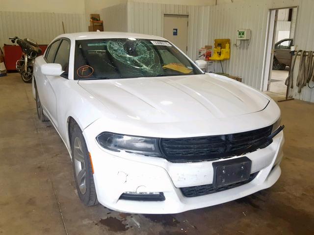 2C3CDXHG8HH583487 - 2017 DODGE CHARGER SX WHITE photo 1