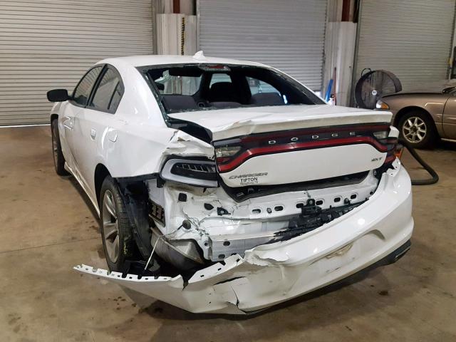 2C3CDXHG8HH583487 - 2017 DODGE CHARGER SX WHITE photo 3