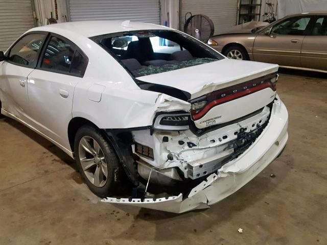 2C3CDXHG8HH583487 - 2017 DODGE CHARGER SX WHITE photo 9