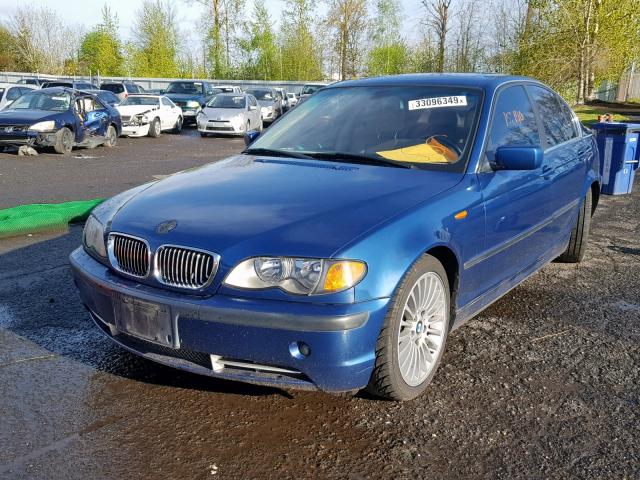 WBAEV53442KM21940 - 2002 BMW 330 I BLUE photo 2