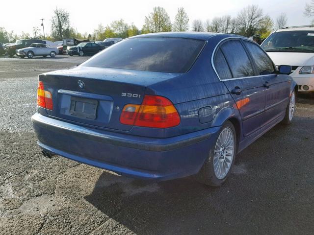 WBAEV53442KM21940 - 2002 BMW 330 I BLUE photo 4