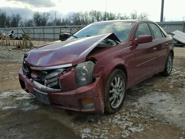 1G6DP567450193438 - 2005 CADILLAC CTS HI FEA MAROON photo 2