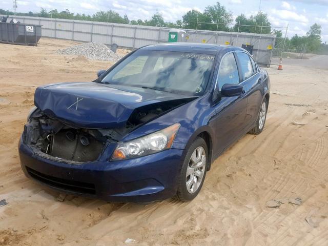 1HGCP2F8XAA133587 - 2010 HONDA ACCORD EXL BLUE photo 2