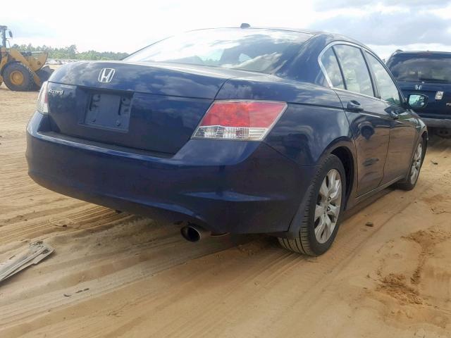 1HGCP2F8XAA133587 - 2010 HONDA ACCORD EXL BLUE photo 4