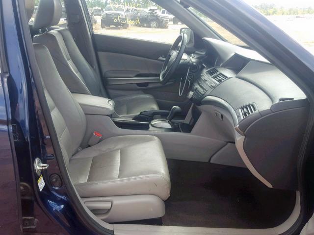 1HGCP2F8XAA133587 - 2010 HONDA ACCORD EXL BLUE photo 5