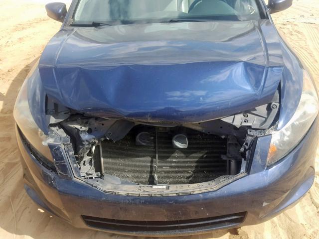 1HGCP2F8XAA133587 - 2010 HONDA ACCORD EXL BLUE photo 7