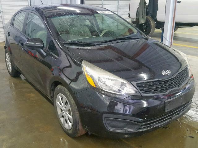 KNADM4A3XD6212250 - 2013 KIA RIO LX BLACK photo 1