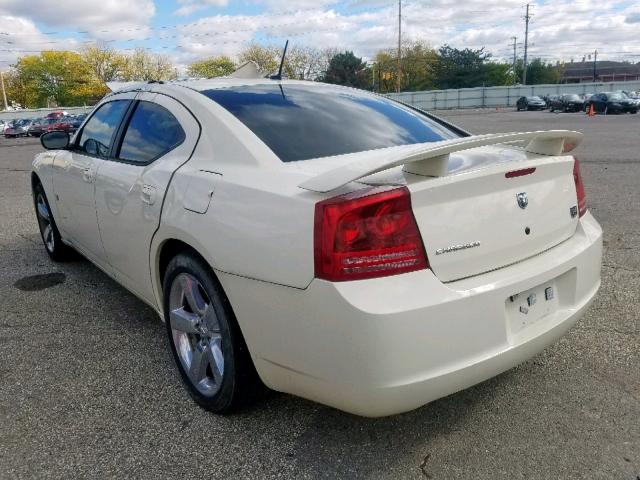 2B3KA33G58H309472 - 2008 DODGE CHARGER SX CREAM photo 3