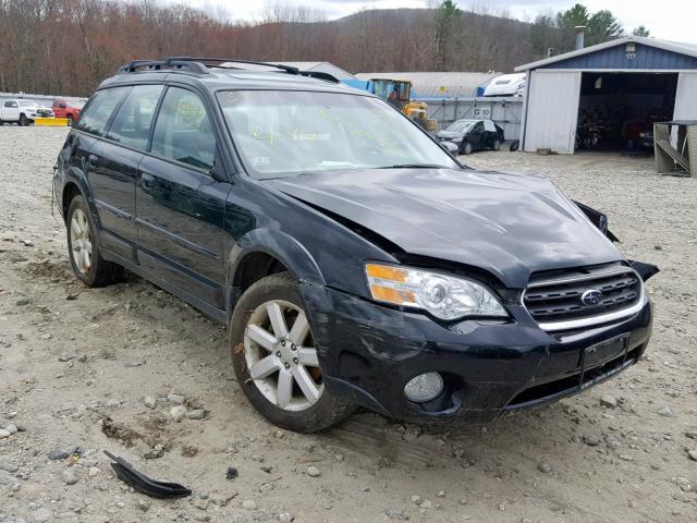 4S4BP62C577325951 - 2007 SUBARU OUTBACK OU BLACK photo 1