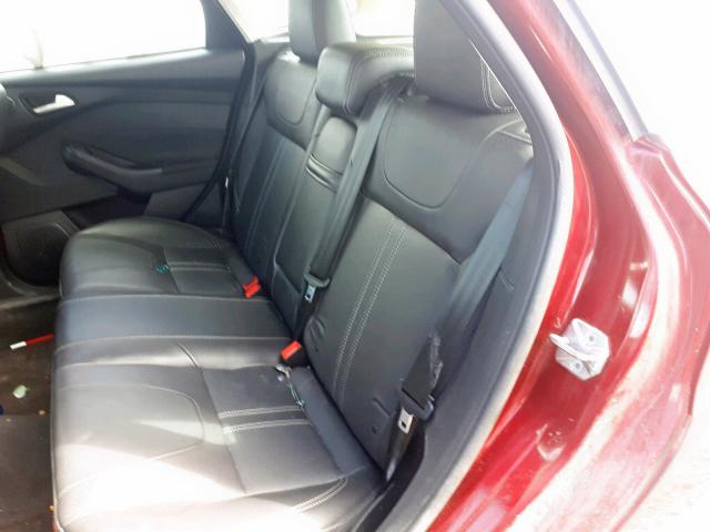 1FADP3N25DL101375 - 2013 FORD FOCUS TITA RED photo 6