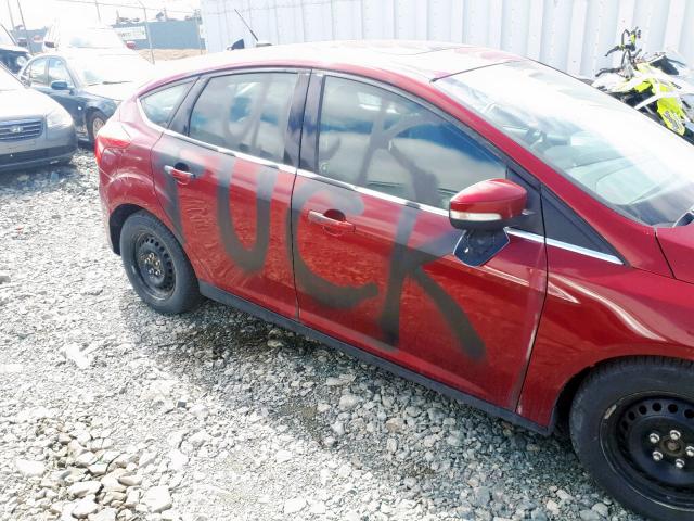 1FADP3N25DL101375 - 2013 FORD FOCUS TITA RED photo 9