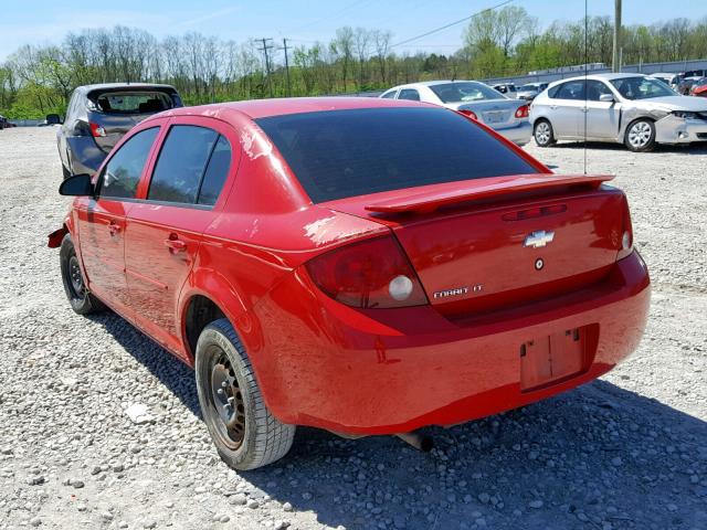 1G1AL55F567725446 - 2006 CHEVROLET COBALT LT RED photo 3