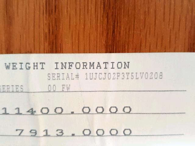 1UJCJ02P3Y5LV0208 - 2000 JAYC TRAVEL TRL თეთრი ფოტო 10