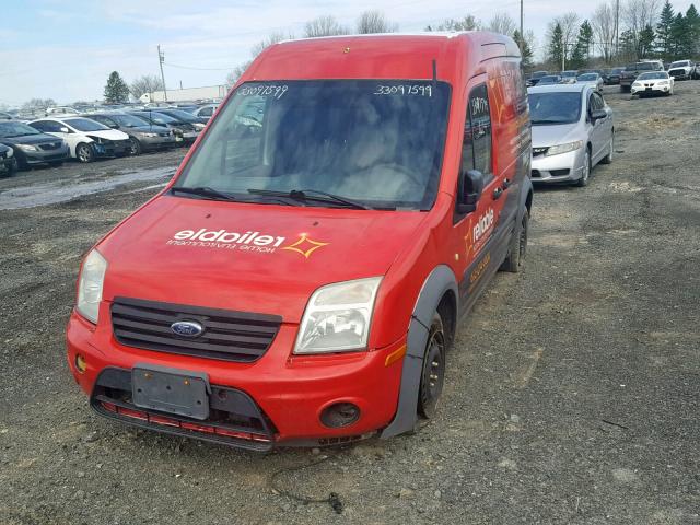 NM0LS7BN4BT050133 - 2011 FORD TRANSIT CO RED photo 2