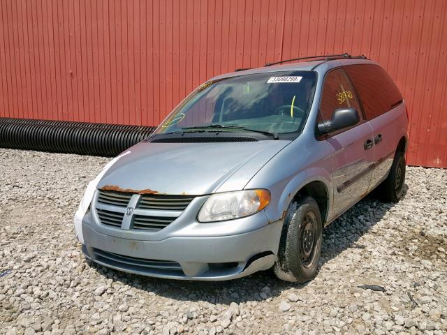 1D4GP25R65B398889 - 2005 DODGE CARAVAN SE BLUE photo 2