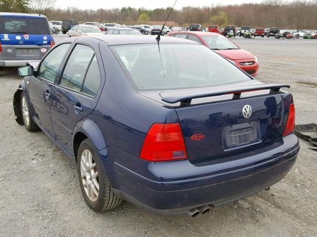 3VWVH69M33M109848 - 2003 VOLKSWAGEN JETTA GLI BLUE photo 3