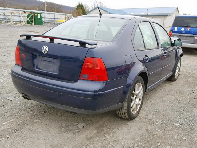 3VWVH69M33M109848 - 2003 VOLKSWAGEN JETTA GLI BLUE photo 4