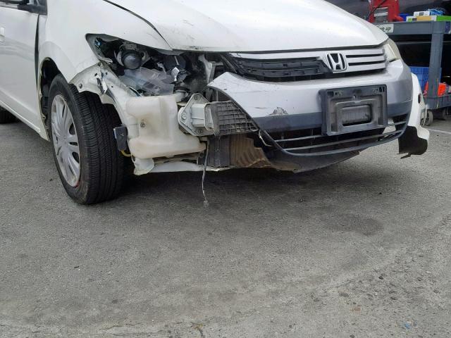 JHMZE2H52BS008448 - 2011 HONDA INSIGHT LX WHITE photo 9