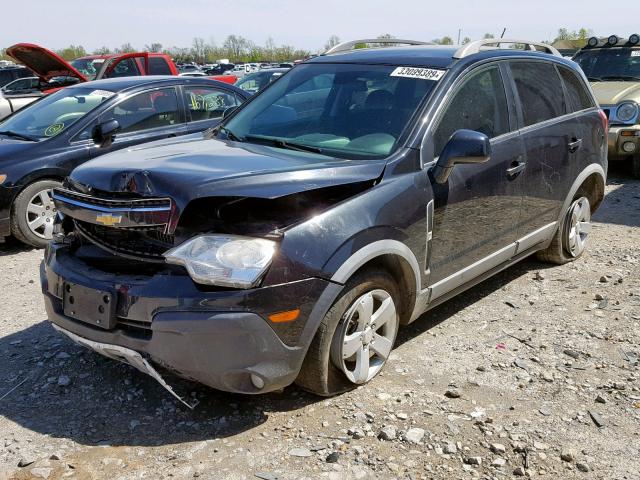 3GNAL2EK9CS605902 - 2012 CHEVROLET CAPTIVA SP BLACK photo 2