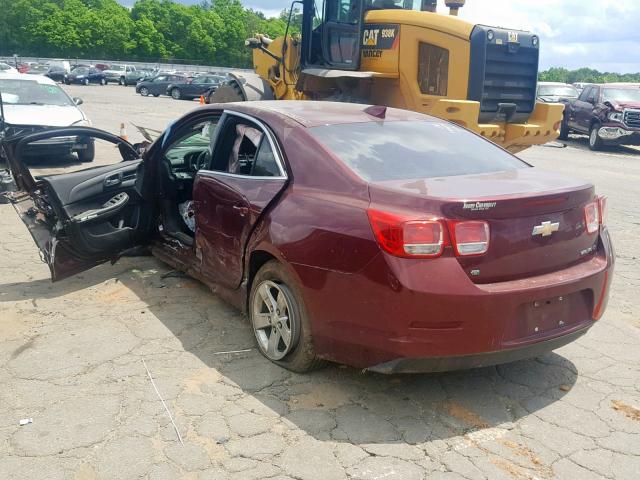 1G11C5SL2FF354360 - 2015 CHEVROLET MALIBU 1LT RED photo 3