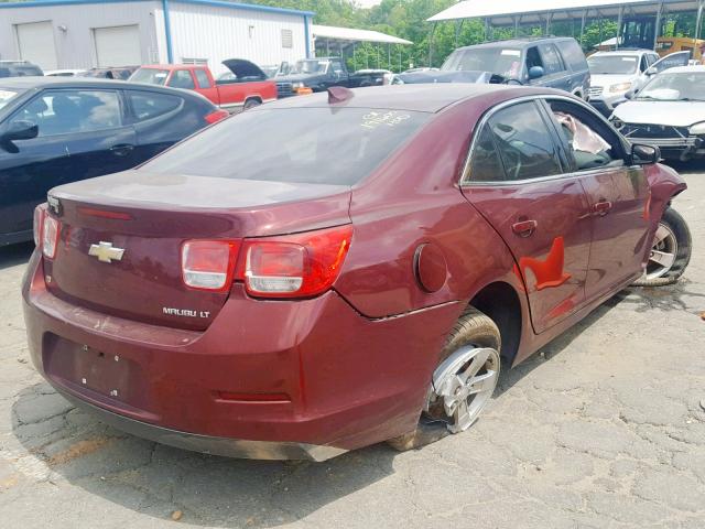 1G11C5SL2FF354360 - 2015 CHEVROLET MALIBU 1LT RED photo 4