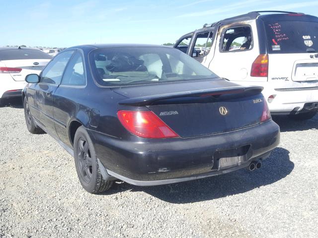 19UYA1258VL012130 - 1997 ACURA 2.2CL BLACK photo 3