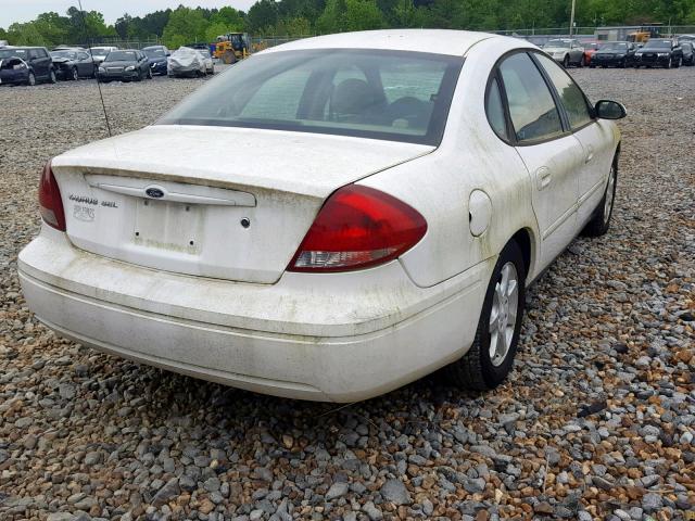 1FAFP56235A266695 - 2005 FORD TAURUS SEL WHITE photo 4