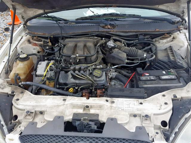 1FAFP56235A266695 - 2005 FORD TAURUS SEL WHITE photo 7