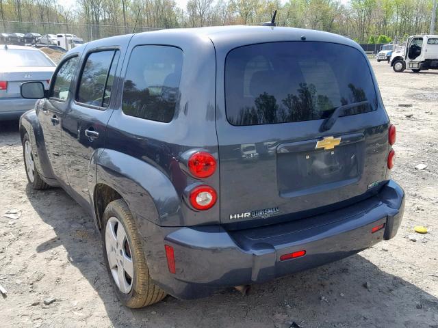 3GNBAAFW5BS562485 - 2011 CHEVROLET HHR LS Մոխրագույն լուսանկար 3