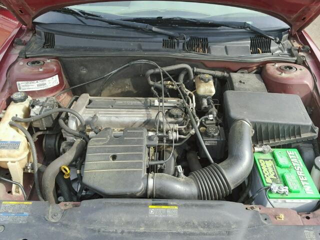 1G2NE52F92C172698 - 2002 PONTIAC GRAND AM S BURGUNDY photo 7