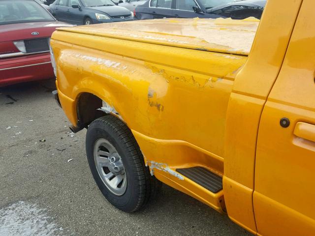 1FTYR10CXWTA16528 - 1998 FORD RANGER YELLOW photo 9