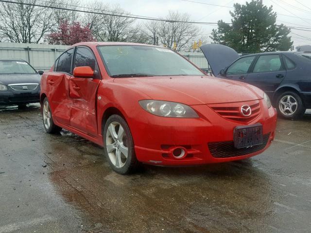 JM1BK123241212379 - 2004 MAZDA 3 S RED photo 1