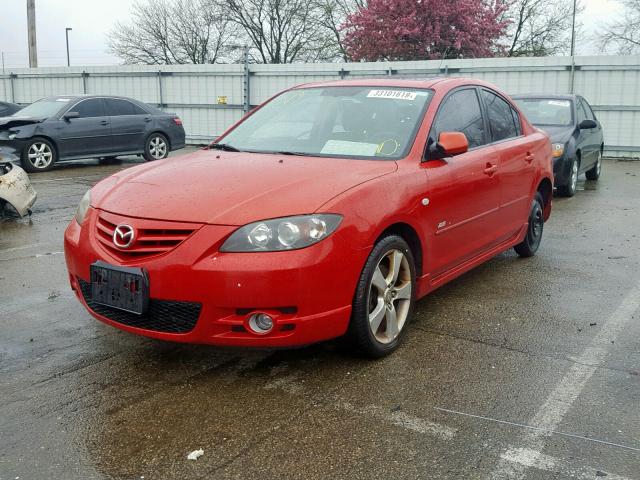 JM1BK123241212379 - 2004 MAZDA 3 S RED photo 2