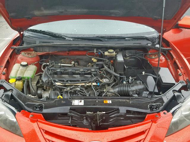 JM1BK123241212379 - 2004 MAZDA 3 S RED photo 7