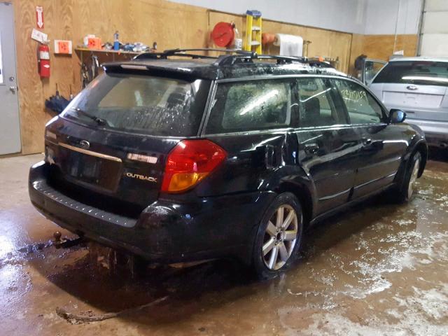 4S4BP61C767302932 - 2006 SUBARU LEGACY OUT BLACK photo 4