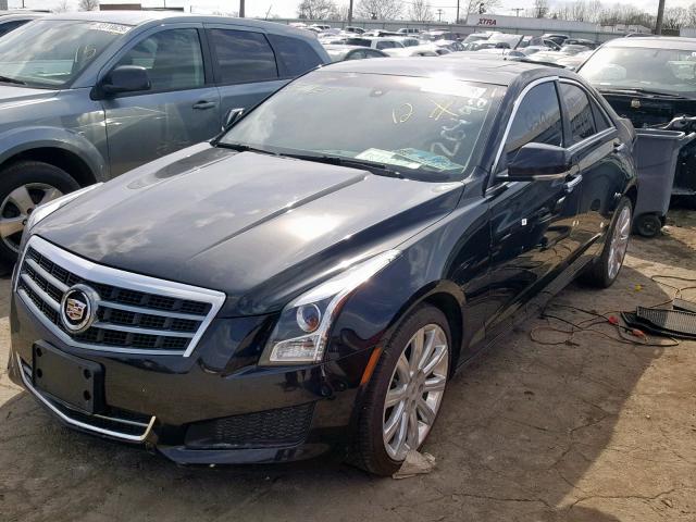 1G6AH5RX2E0134917 - 2014 CADILLAC ATS LUXURY BLACK photo 2