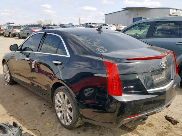 1G6AH5RX2E0134917 - 2014 CADILLAC ATS LUXURY BLACK photo 3