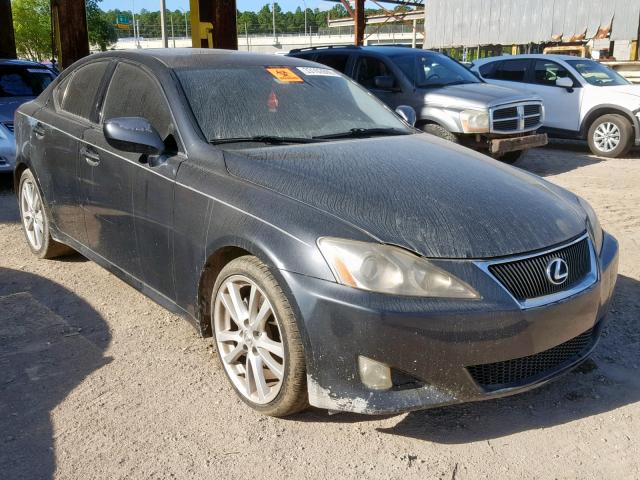 JTHBK262365018767 - 2006 LEXUS IS 250 GRAY photo 1