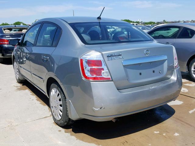 3N1AB6AP4AL657548 - 2010 NISSAN SENTRA 2.0 GRAY photo 3