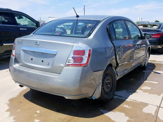 3N1AB6AP4AL657548 - 2010 NISSAN SENTRA 2.0 GRAY photo 4