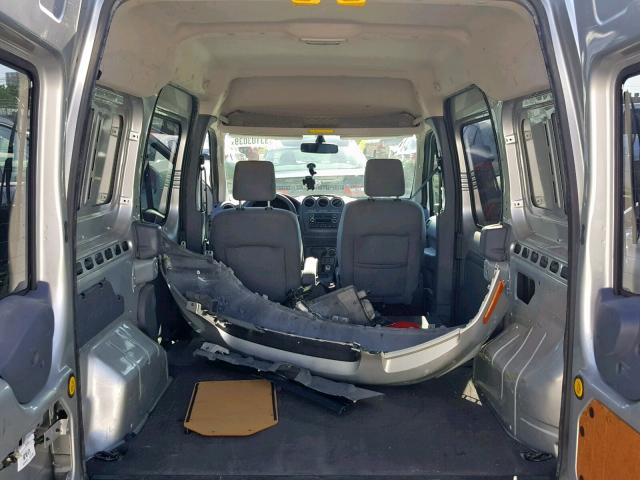 NM0LS6BN4DT149046 - 2013 FORD TRANSIT CO GRAY photo 6