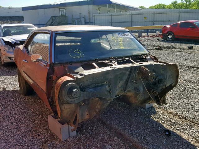 0000223378U153526 - 1968 PONTIAC FIREBIRD ORANGE photo 1