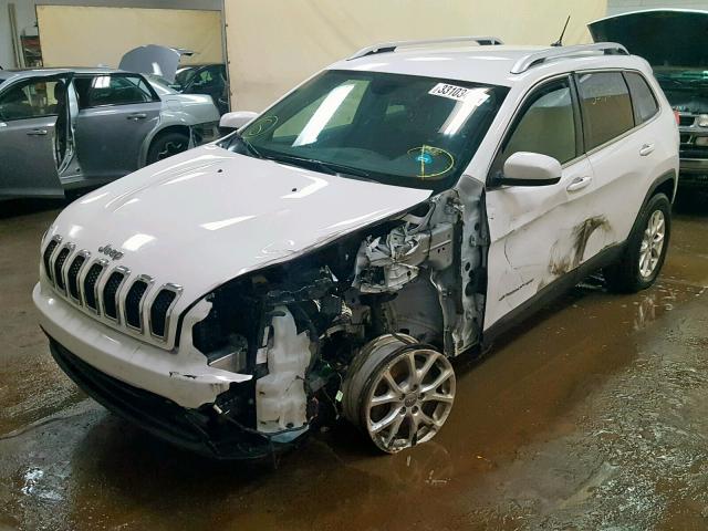 1C4PJMCB3FW558706 - 2015 JEEP CHEROKEE L WHITE photo 2