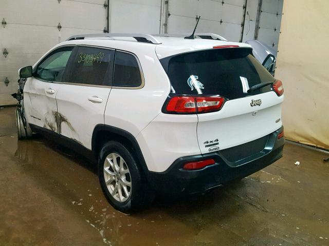 1C4PJMCB3FW558706 - 2015 JEEP CHEROKEE L WHITE photo 3